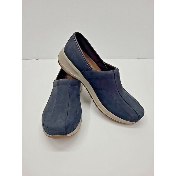 Dansko Green Blue Suede Leather Clogs Women's Size 42 11.5-12 in US - Picture 1 of 9